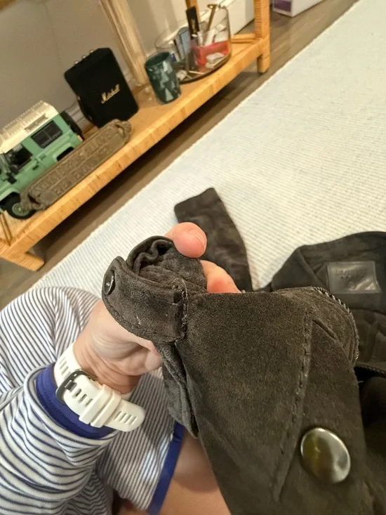 Blank NYC Dark Brown Suede Moto Jacket - Picture 5 of 6